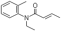 克罗米通, N-乙基-邻巴豆酰甲基苯胺, CAS 483-63-6, C13H17NO 分子结构式