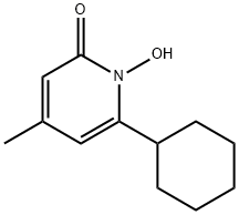 C12H17NO2, CAS登录号29342-05-0,6-环己基-1-羟基-4-甲基-2(1H)-吡啶酮； 6-环己基-1-羟基-4-甲基-2(IH)-吡啶酮；环吡酮分子结构式